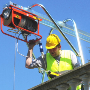 Seilaufzügen für Baustellen